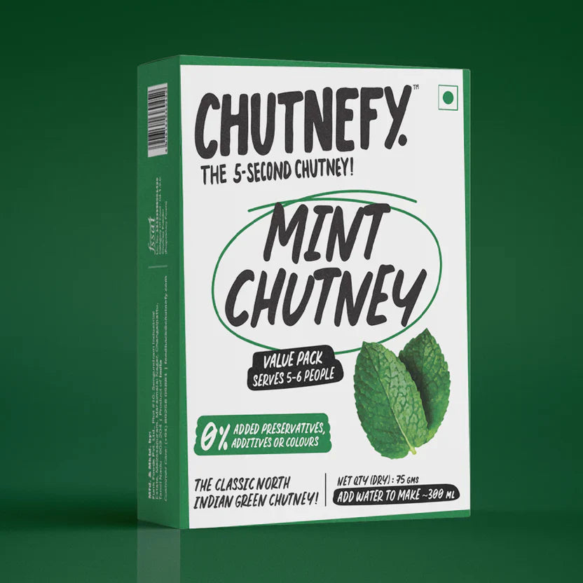 Mint Chutney | North Indian Style | Medium Spicy