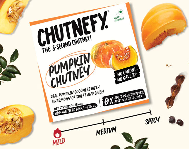 Pumpkin (Kaddu) Chutney | No Onion, No Garlic | Jain | Mild
